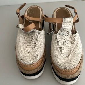 FREE PEOPLE WOMENS PLATFORMS USED SIZE 7